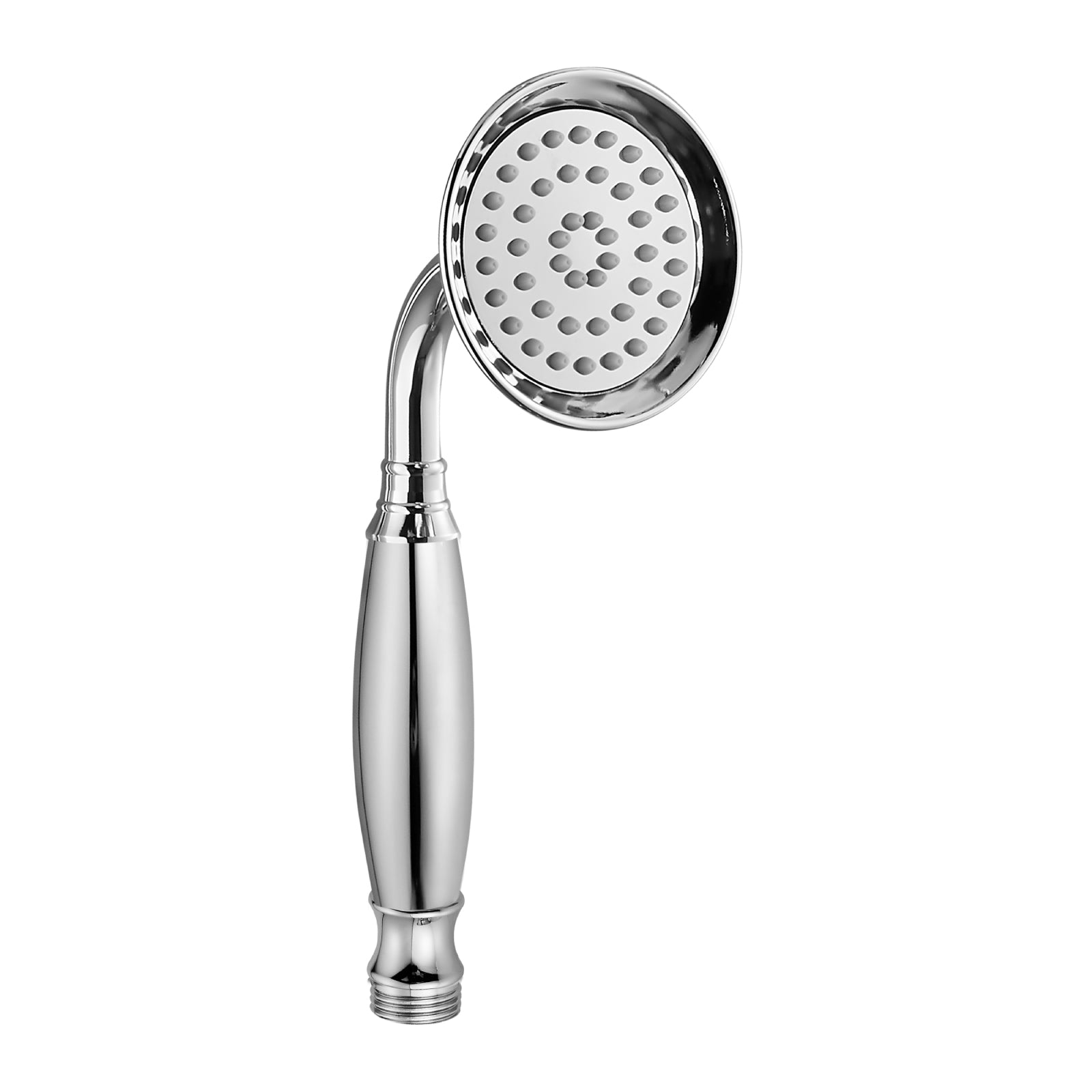 Heyalan Handheld Shower Head Spray Wand Hand Held High Pressure Telephone Shape Vintage Brass Shower Head Powerful Water Sprayer Bathroom High Flow Shower 1 Function